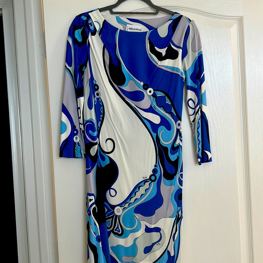 Emilio Pucci cobalt blue dress. Size 4-6